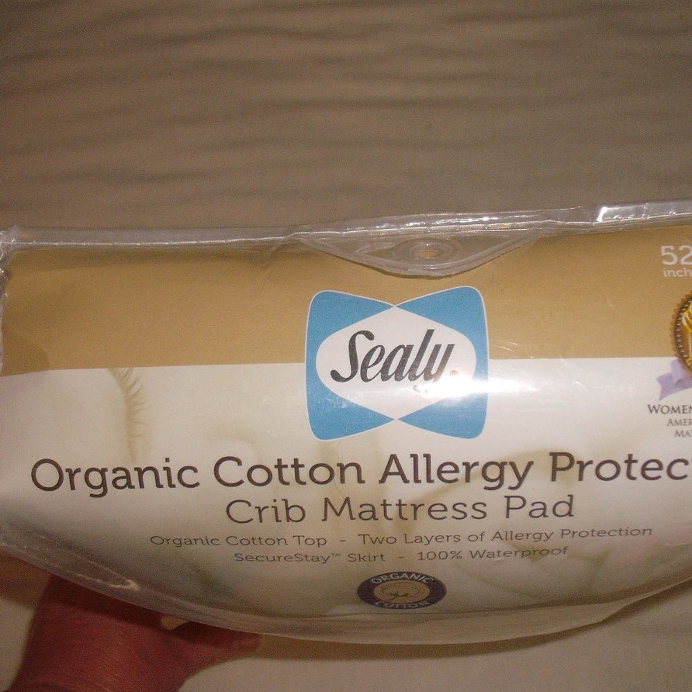 Sealy Organic cotton crib mattress pad